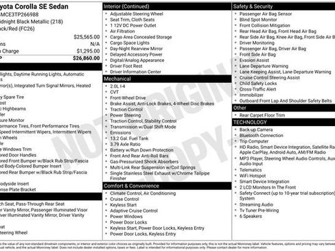 Used 2026 Toyota Corolla SE FWD image 1