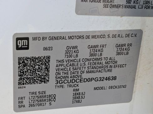 Used 2023 Chevrolet Silverado 1500 Custom Trail Boss image 25