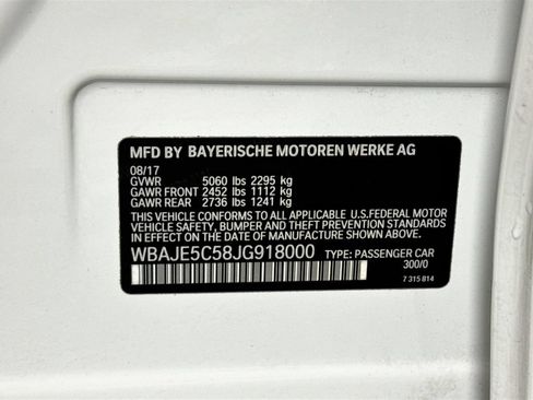 Used 2018 BMW 540i RWD image 43