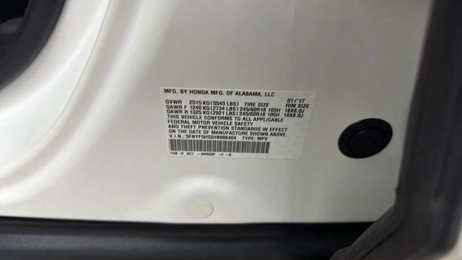 Used 2017 Honda Pilot EX-L image 22