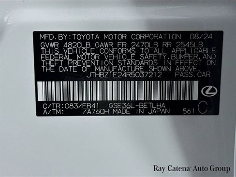 Certified 2024 Lexus IS 350 F Sport w/ Accessory Package 2 AWD/4WD image 34