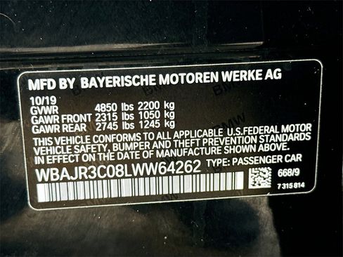 Used 2020 BMW 530i w/ Convenience Package image 36