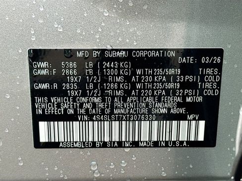 New 2026 Subaru Forester Touring image 31