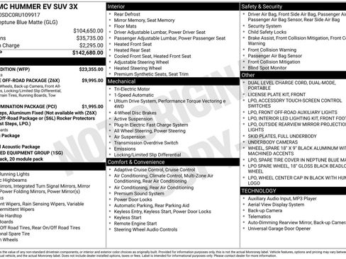 Used 2024 GMC Hummer EV 3X w/ Omega Edition AWD/4WD image 4