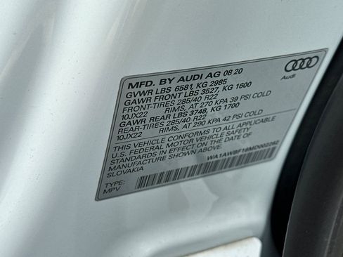 Used 2021 Audi SQ8 Premium Plus w/ SQ8 Black Optic Package image 35