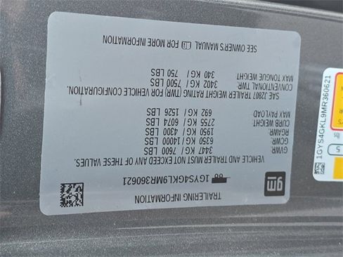 Used 2021 Cadillac Escalade Sport Platinum w/ LPO, ONYX Package image 39