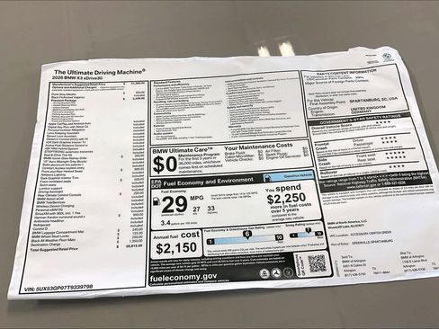 New 2026 BMW X3 xDrive30 w/ Premium Package image 19