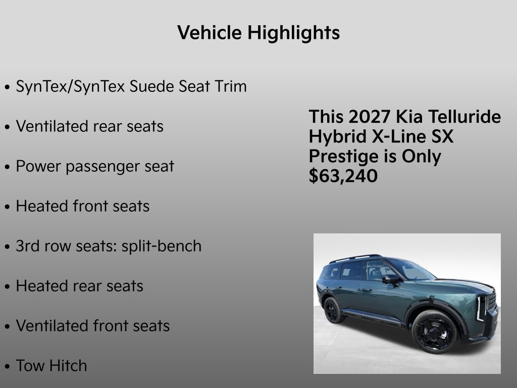 New 2027 Kia Telluride X-Line SX Prestige AWD/4WD image 37