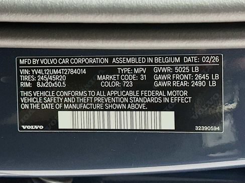 New 2026 Volvo XC40 B5 Ultra w/ Climate Package AWD/4WD image 30