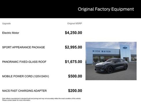 New 2025 Ford Mustang Mach-E Premium w/ Sport Appearance Package image 9