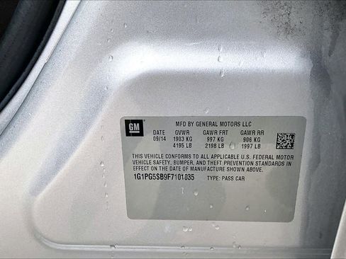 Used 2015 Chevrolet Cruze LTZ w/ Sun, Sound and Sport Package image 36