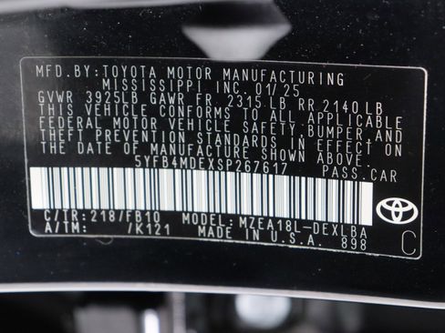 Certified 2025 Toyota Corolla LE image 37