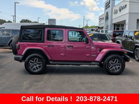 Certified 2024 Jeep Wrangler Unlimited Sahara w/ Technology Group AWD/4WD image 2
