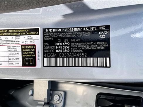 Certified 2024 Mercedes-Benz EQE 350+ 4MATIC SUV w/ Driver Assistance Package image 28
