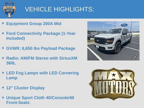 New 2026 Ford F150 STX w/ Equipment Group 200A AWD/4WD image 6