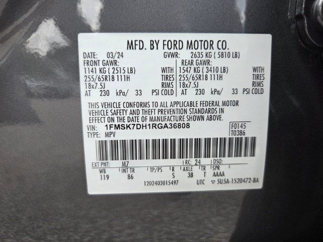 Certified 2024 Ford Explorer XLT RWD image 22
