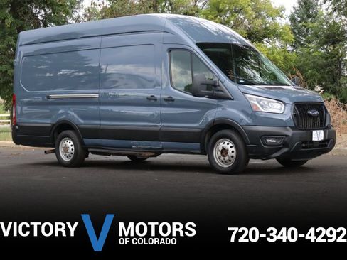 Used 2022 Ford Transit 250 148 High Roof Extended AWD w/ Parcel Delivery Package image 1
