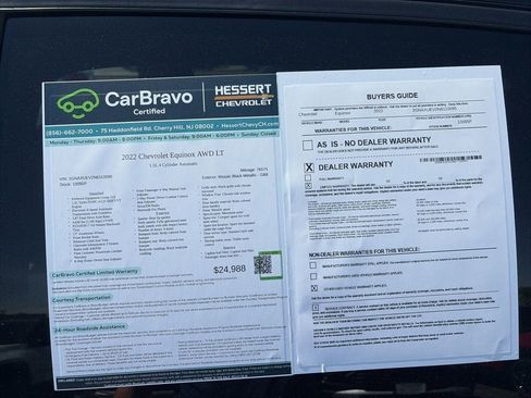 Certified 2022 Chevrolet Equinox LT AWD/4WD image 10