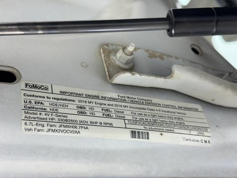 Used 2018 Ford F550 4x4 Regular Cab Super Duty image 76