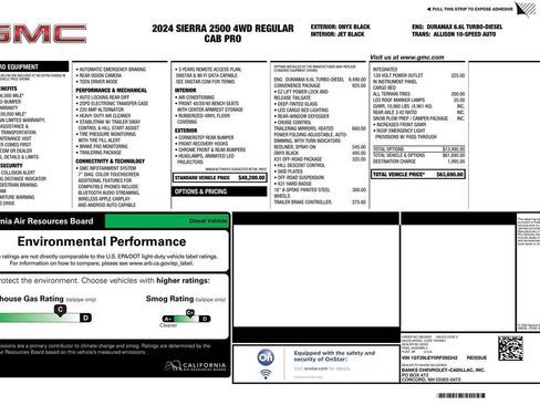 Used 2024 GMC Sierra 2500 Pro w/ Convenience Package AWD/4WD image 2