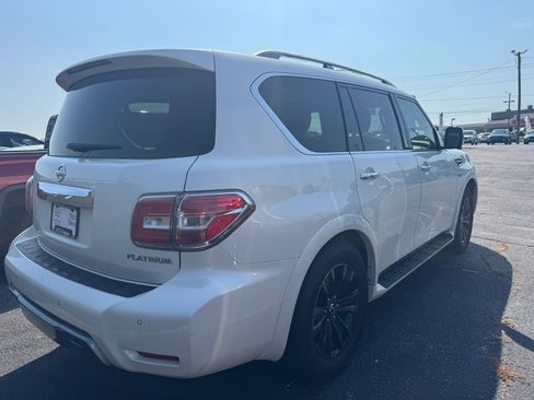 Used 2019 Nissan Armada Platinum w/ Captain's Chairs Package RWD image 2