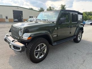 Used 2021 Jeep Wrangler Unlimited Sahara w/ LED Lighting Group AWD/4WD video 1