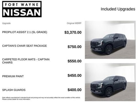 Used 2025 Nissan Armada SL w/ Captain's Chari Seat Package image 4