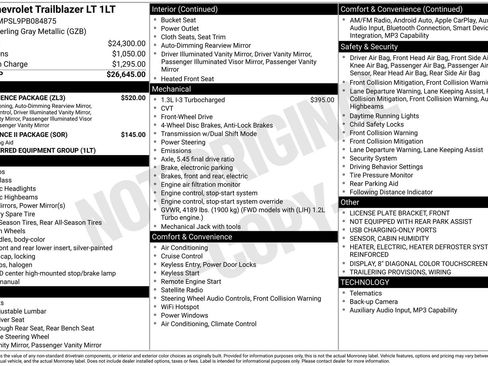 Used 2023 Chevrolet TrailBlazer LT w/ Convenience Package FWD image 15
