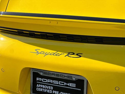 Certified 2025 Porsche 718 Boxster Spyder RS w/ Weissach Package image 27