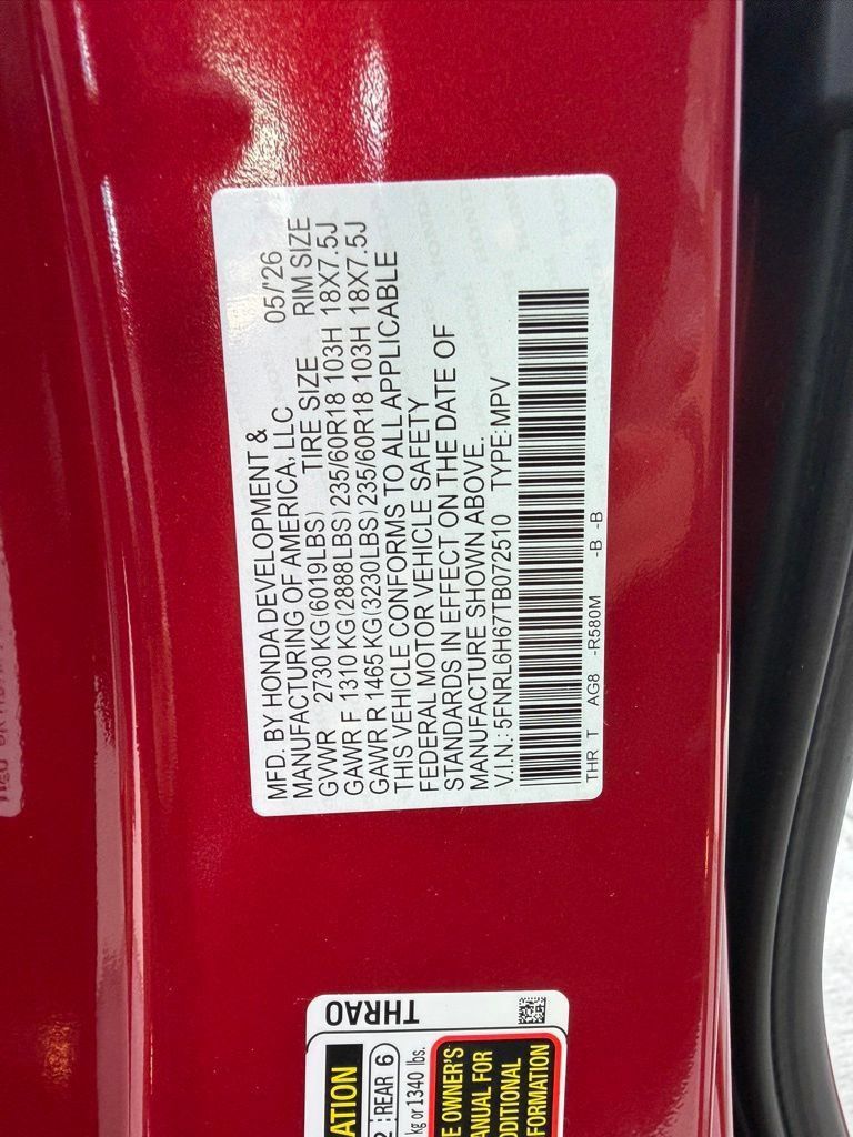 New 2026 Honda Odyssey EX-L image 26