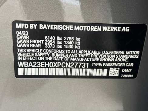 Certified 2023 BMW 740i RWD image 28