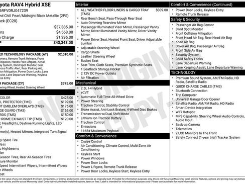 Used 2024 Toyota RAV4 XSE w/ Advanced Technology Package AWD/4WD image 12