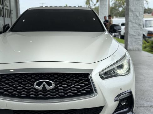 Used 2019 INFINITI Q50 Red Sport 400 w/ Sensory Package image 5