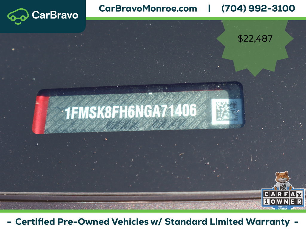Used 2022 Ford Explorer Limited w/ Equipment Group 301A AWD/4WD image 16
