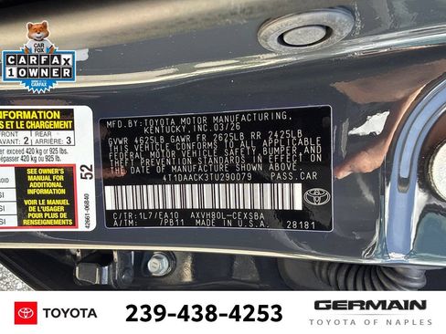 Used 2026 Toyota Camry SE FWD image 22