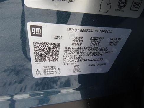 New 2026 Chevrolet Traverse LT w/ Sun and Wheel Package image 16