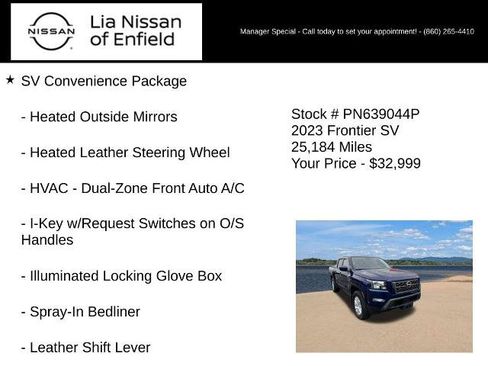 Certified 2023 Nissan Frontier SV w/ SV Convenience Package AWD/4WD image 10