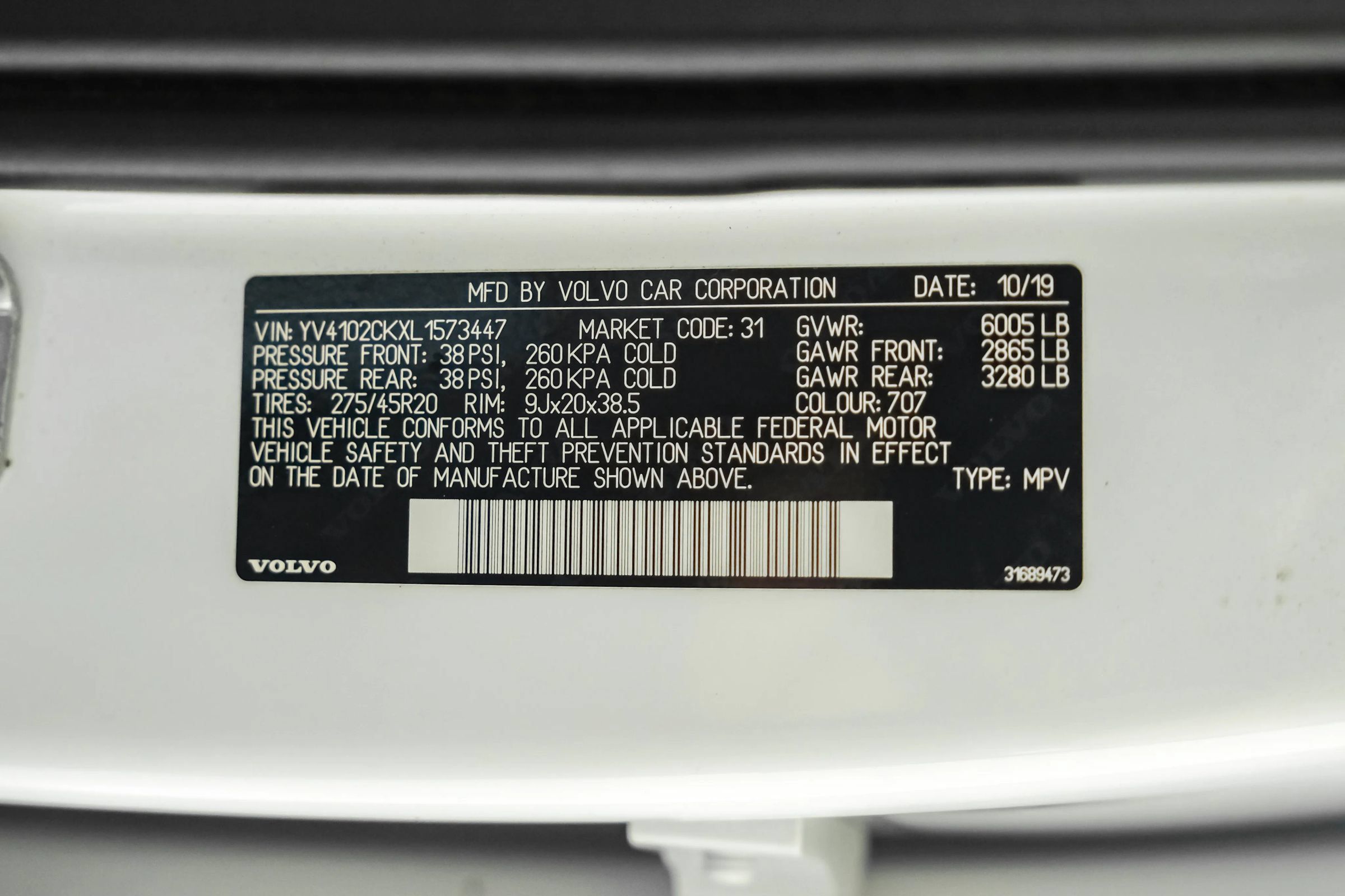Used 2020 Volvo XC90 T5 Momentum w/ Protection Package Premier FWD image 50