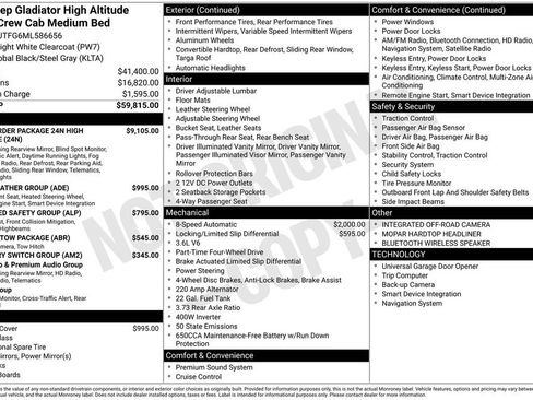 Used 2021 Jeep Gladiator Overland AWD/4WD image 22