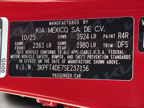Certified 2025 Kia K4 FWD image 30