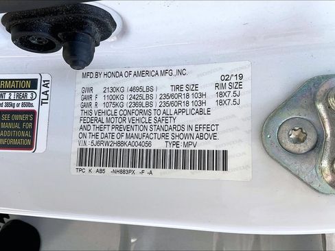 Used 2019 Honda CR-V EX-L image 37