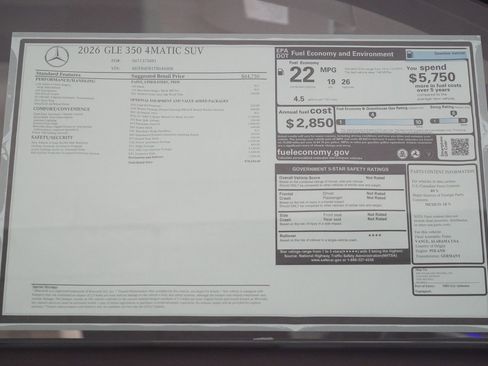 New 2026 Mercedes-Benz GLE 350 4MATIC image 35