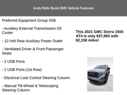 Used 2021 GMC Sierra 1500 AT4 w/ AT4 Value Package image 14