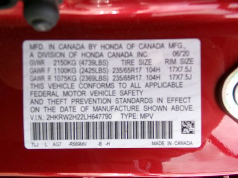 Used 2020 Honda CR-V LX image 21