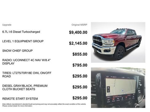 Used 2021 RAM 2500 Big Horn w/ Level 1 Equipment Group AWD/4WD image 3