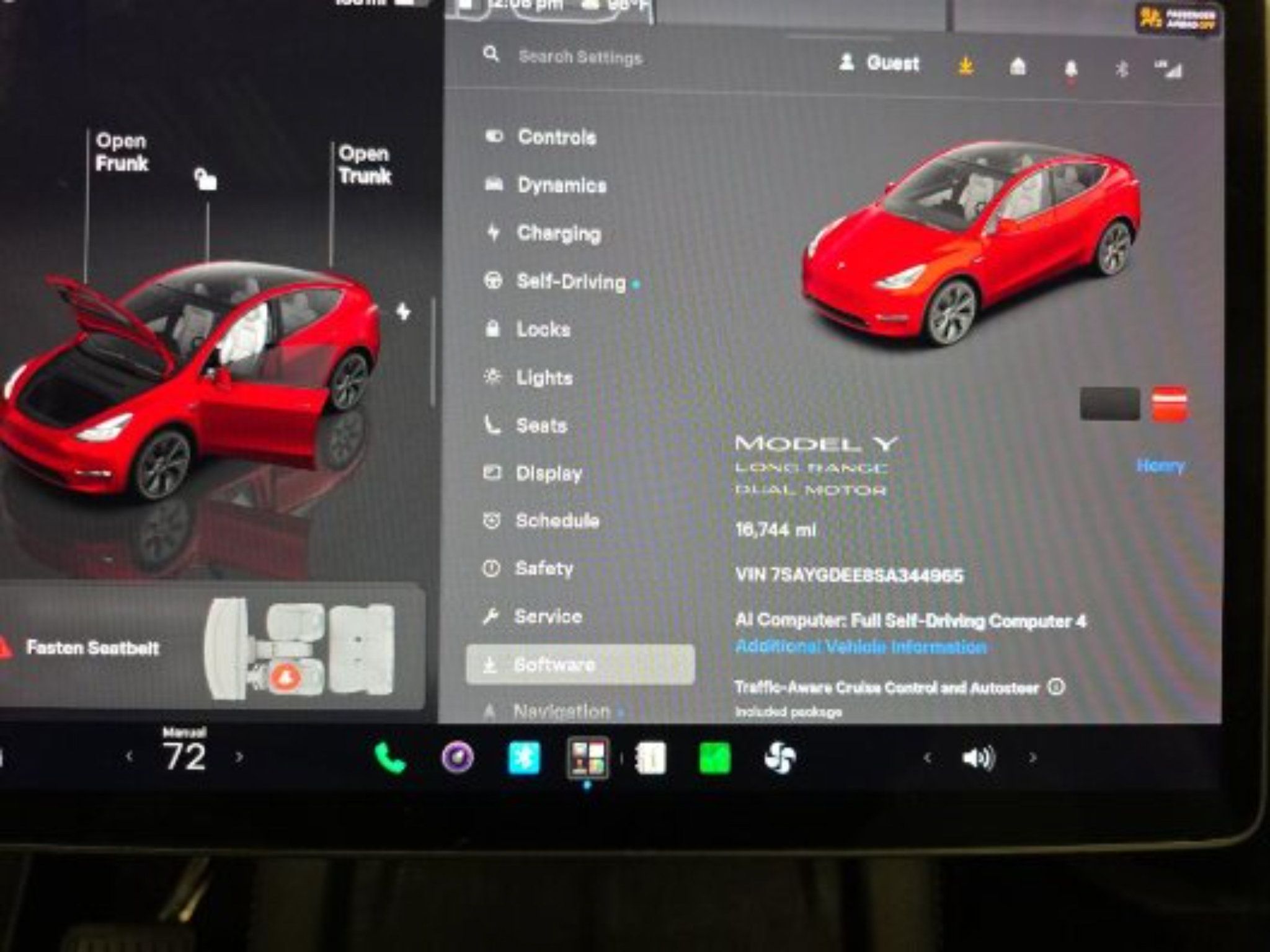 Used 2025 Tesla Model Y Long Range AWD/4WD image 3