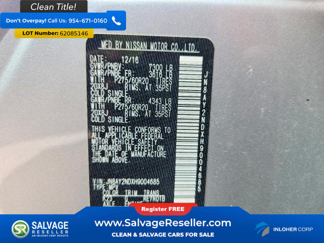 Used 2017 Nissan Armada SL RWD image 19
