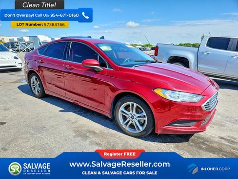 Used 2018 Ford Fusion SE w/ Fusion SE Technology Package FWD image 5
