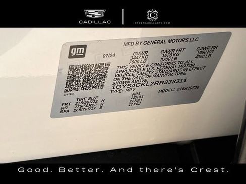 Certified 2024 Cadillac Escalade Premium Luxury w/ Performance Package image 37