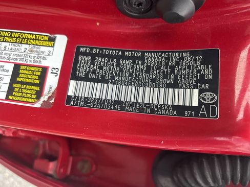 Used 2012 Toyota Corolla S FWD image 20